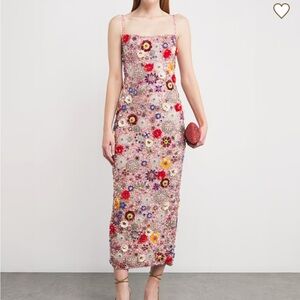 NWT Rachel Gilbert Francesca Midi Dress size 4